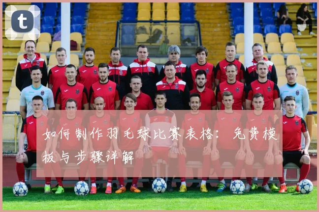 如何制作羽毛球比赛表格：免费模板与步骤详解